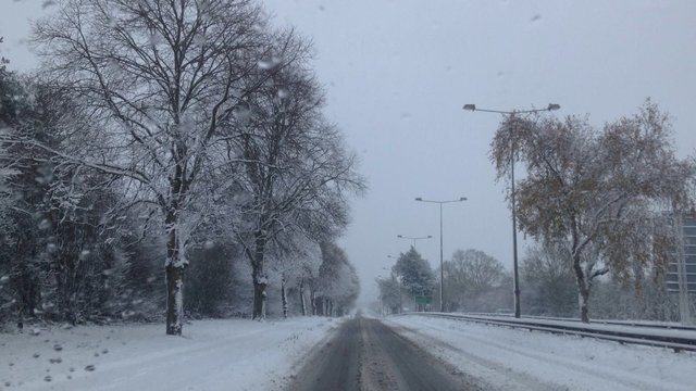 Snow in Wolverhampton