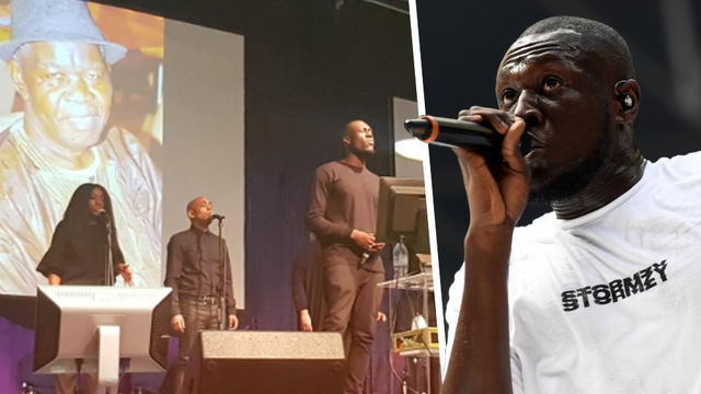 Stormzy Performs At Funeral