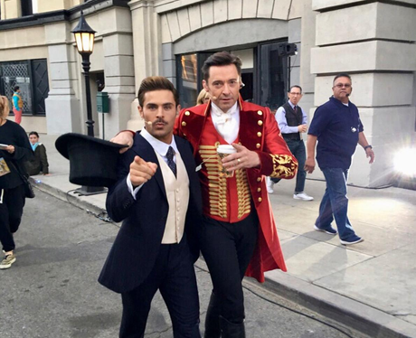 Zac Efron and Hugh Jackman
