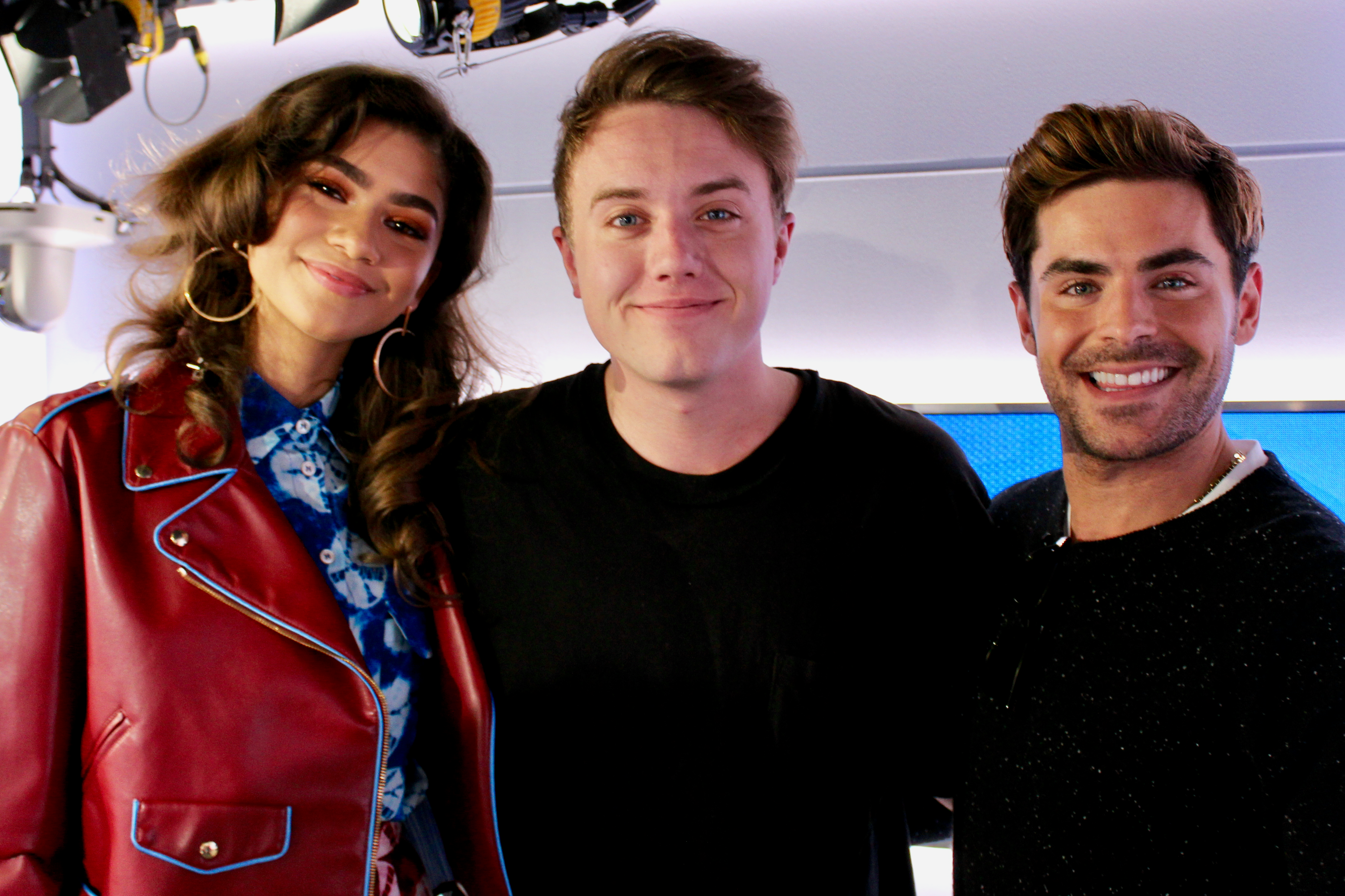 Zendaya & Zac Efron Breakfast w/ Roman Kemp