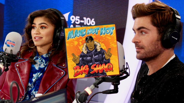 Zendaya and Zac Efron Listen to Big Shaq