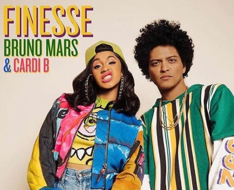 Bruno Mars and Cardi B