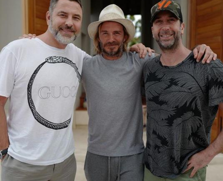 David Walliams, David Beckham and David Schwimmer