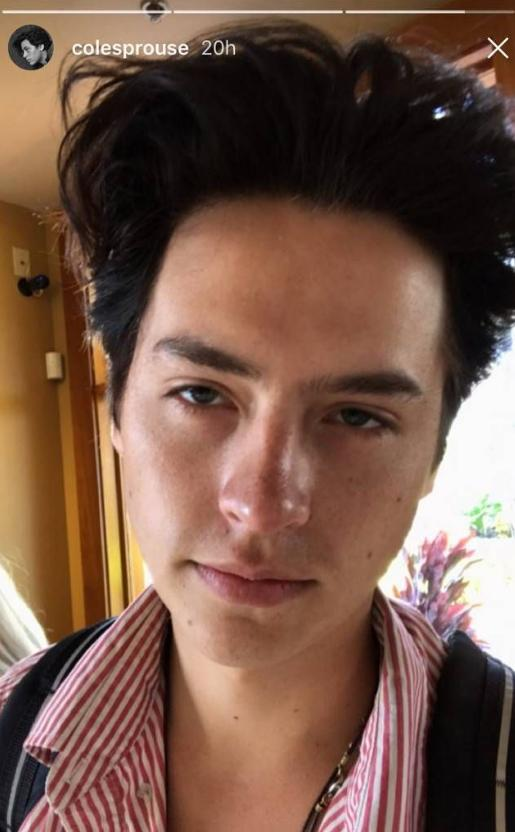 Cole Sprouse 2018 selfie