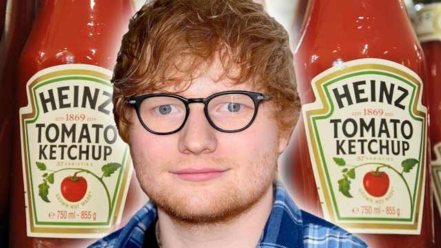 Ed Sheeran Ketchup Bottles