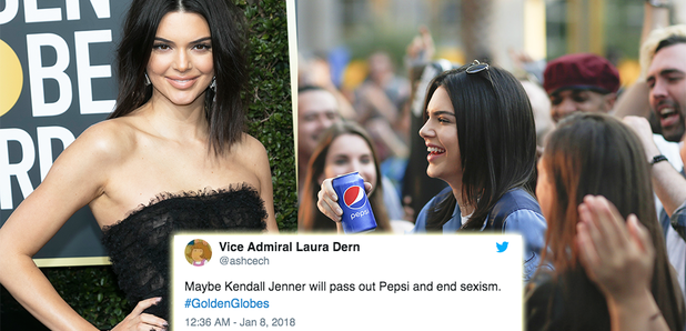 Twitter Destroyed Kendall Jenner For Appearing At The Golden