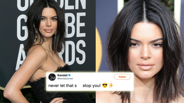 Kendall Jenner acne response