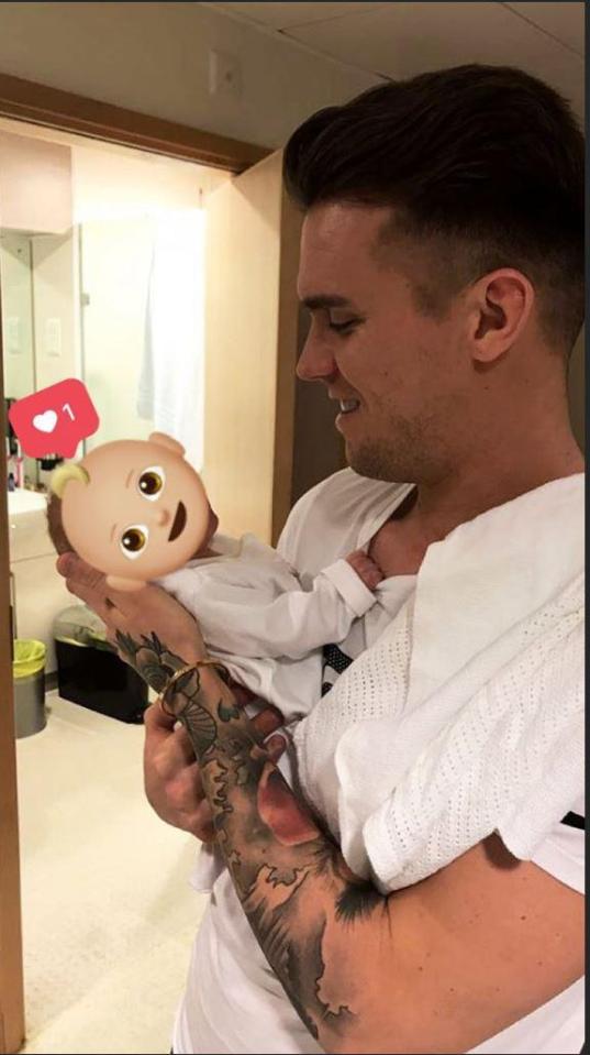 Gaz Beadle's Newborn Son