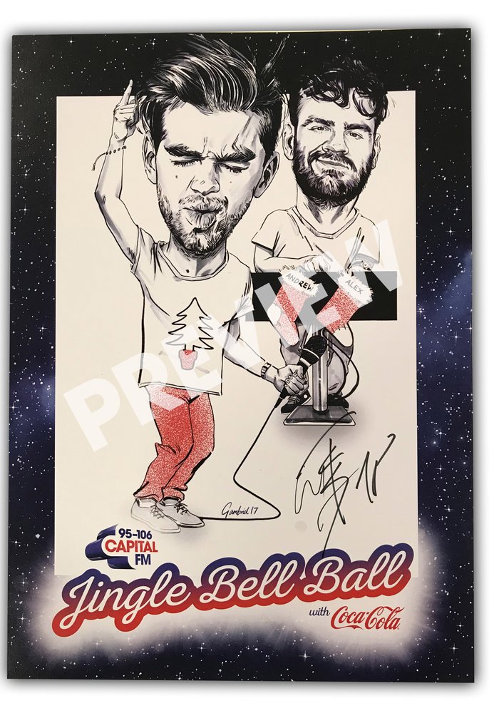 the chainsmokers signed photo