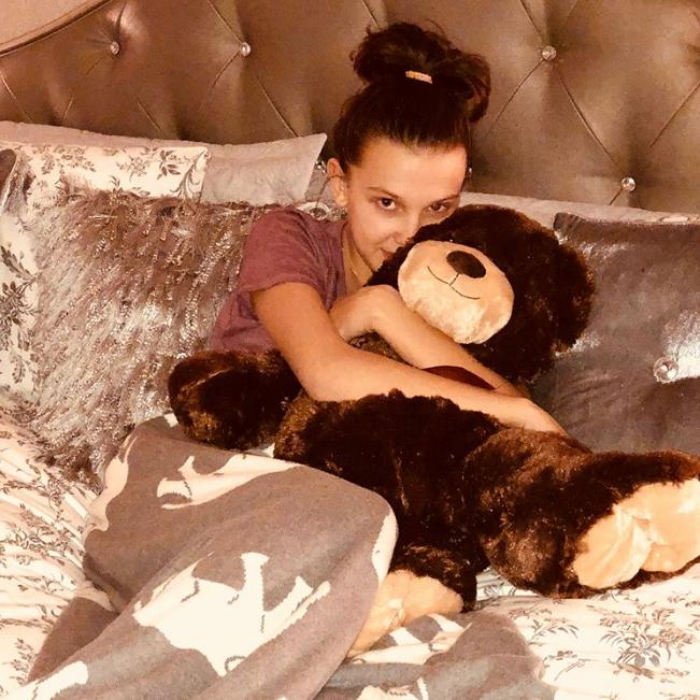 Millie Bobby Brown Jacob Sartorius Relationship Teddy Bear Present Instagram