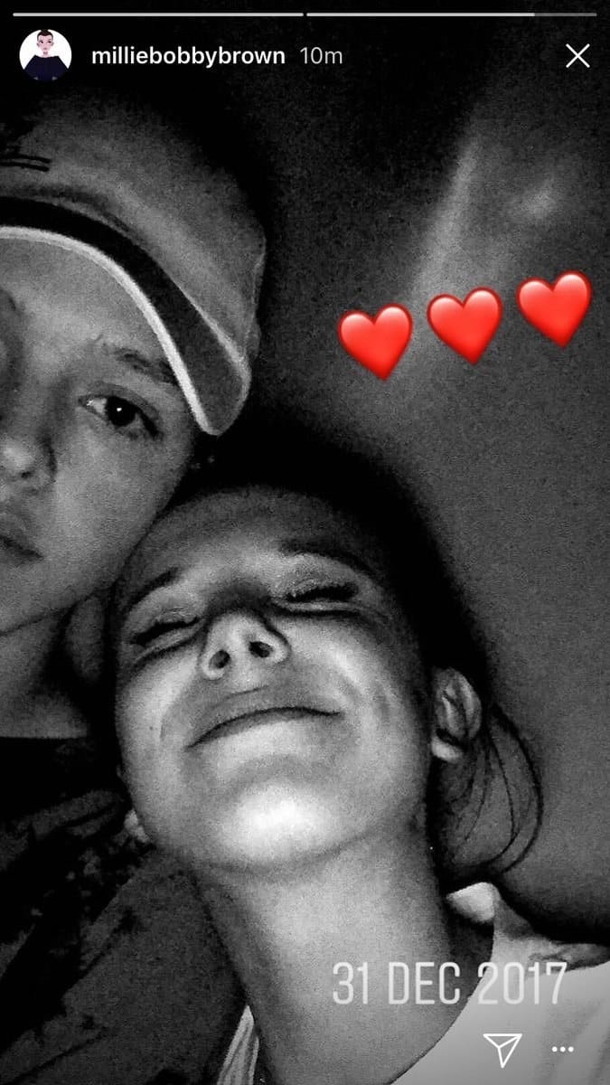 Millie Bobby Brown Jacob Instagram Story