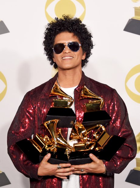 Bruno Mars was the star of the show at the 2018 GRAMMY ...