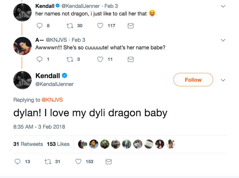 Kendall Jenner horse tweets