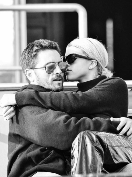 Sofia Richie and Scott Disick