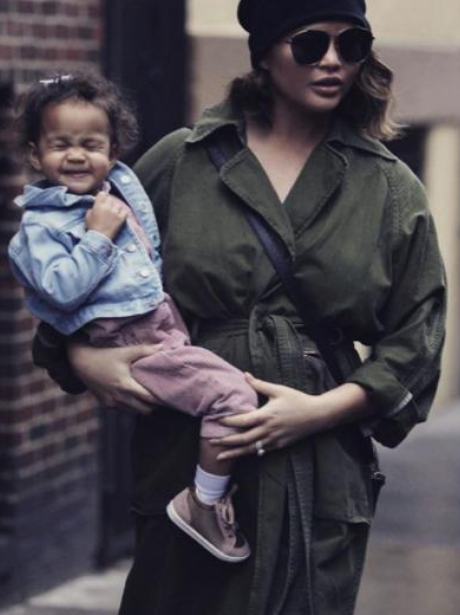 Chrissy Teigen and Luna Legend