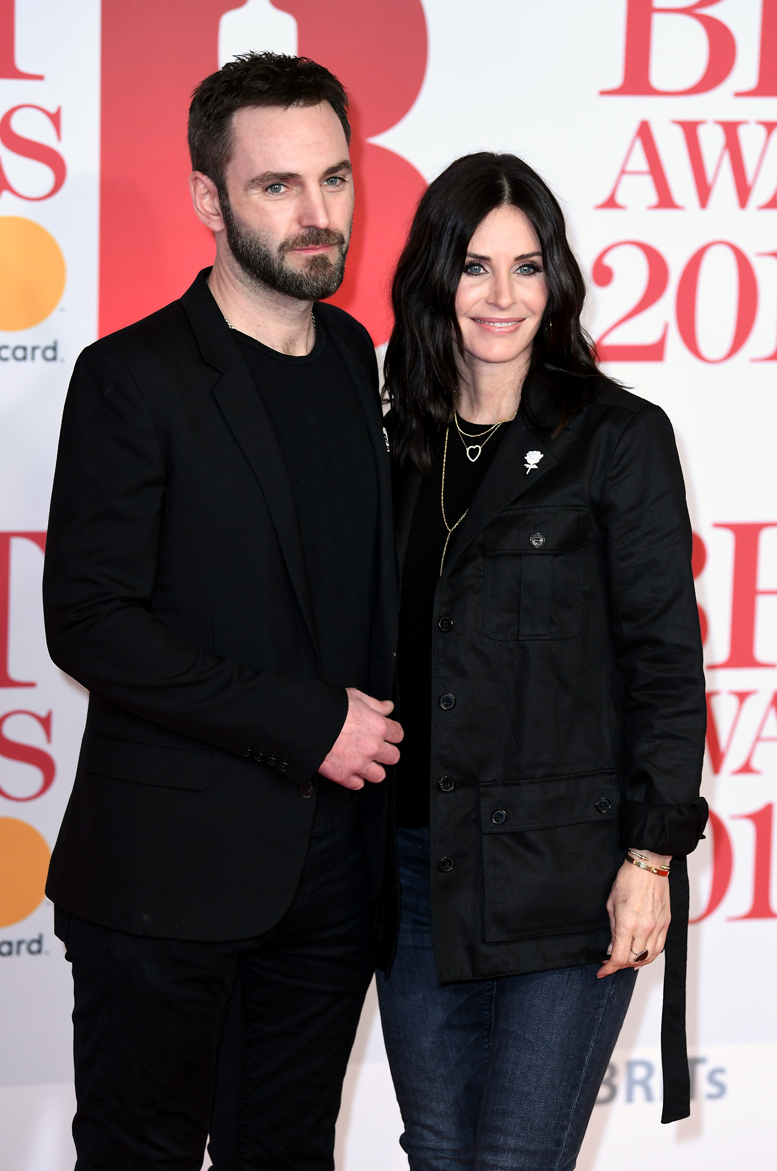 Courtney Cox & Johnny McDaid at the BRITs 2018