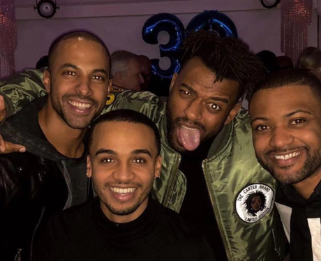 JLS at Aston Merrygold's 30th birthday