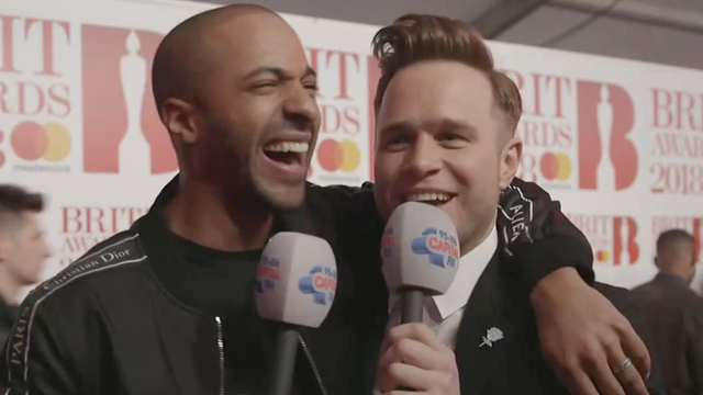 Olly Murs Marvin Humes BRITs 2018 