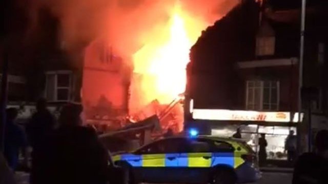 Explosion Leicester