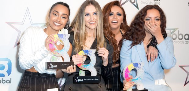 Little Mix Global Awards 2018 backstage