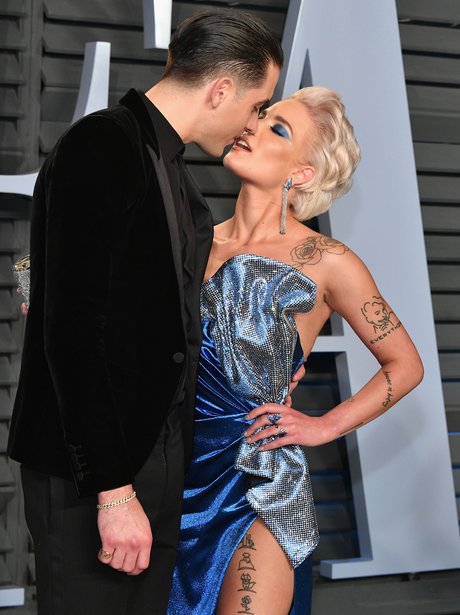 Halsey and G Easy PDA at Vanity Fair Oscars Party