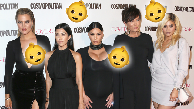 Kardashian Family Red Carpet Baby Edit 