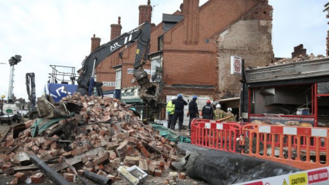 Leicester explosion Hinckley Road February 2018 ga