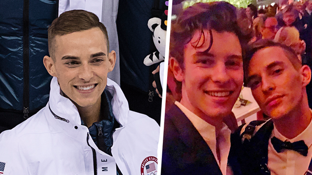 Shawn Mendes and Adam Rippon