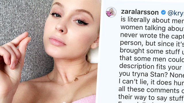 Zara Larsson on Instagram