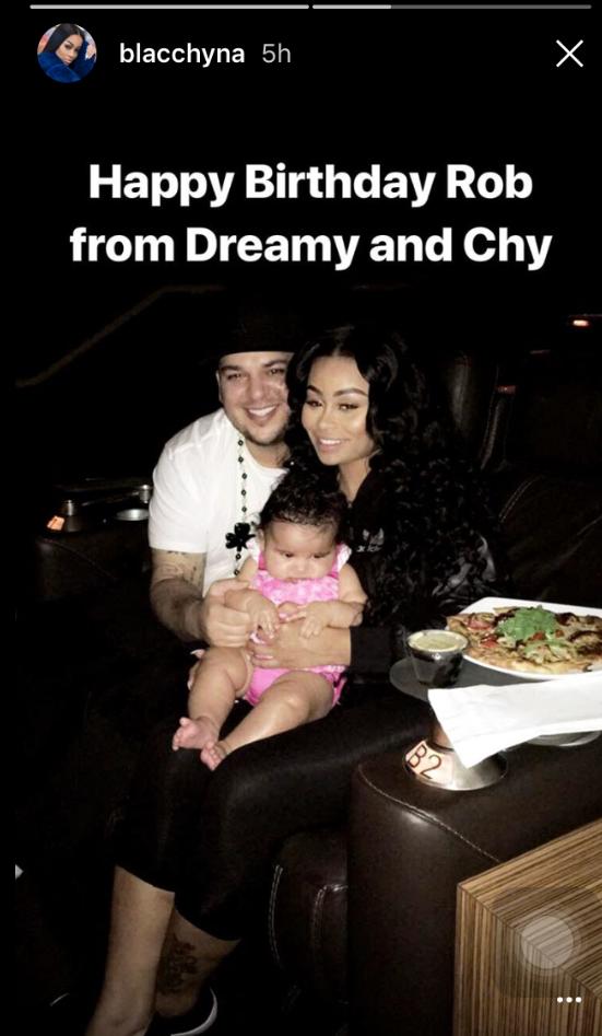 Blac Chyna, Rob Kardashian and Dream