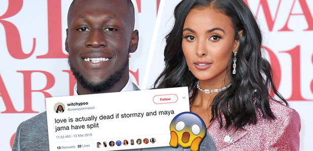 Fans Are Worried Stormzy Maya Jama Have Split But We Really Hope It S Not True Capital