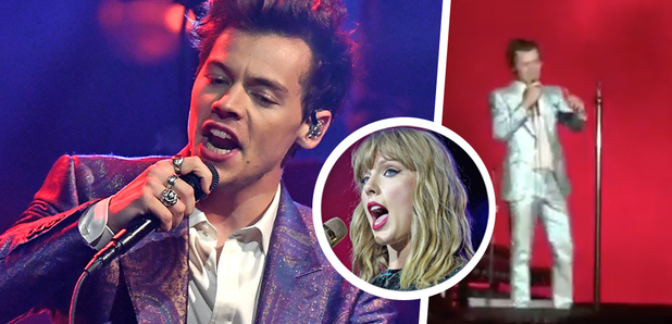 Watch Harry Styles Teased Fans With Taylor Swift Lyrics At