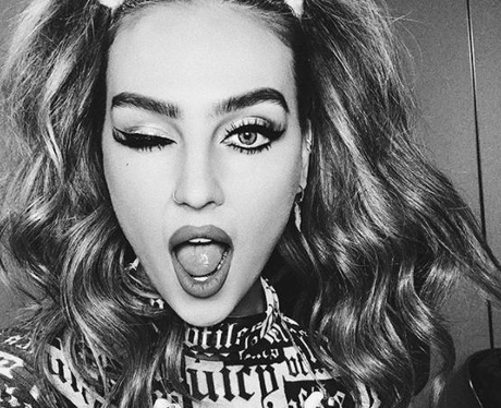 Perrie Edwards In Japan Ponytails Instagram