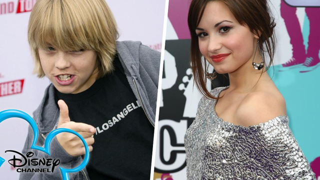 Cole Sprouse & Demi Lovato Disney Channel Reunion