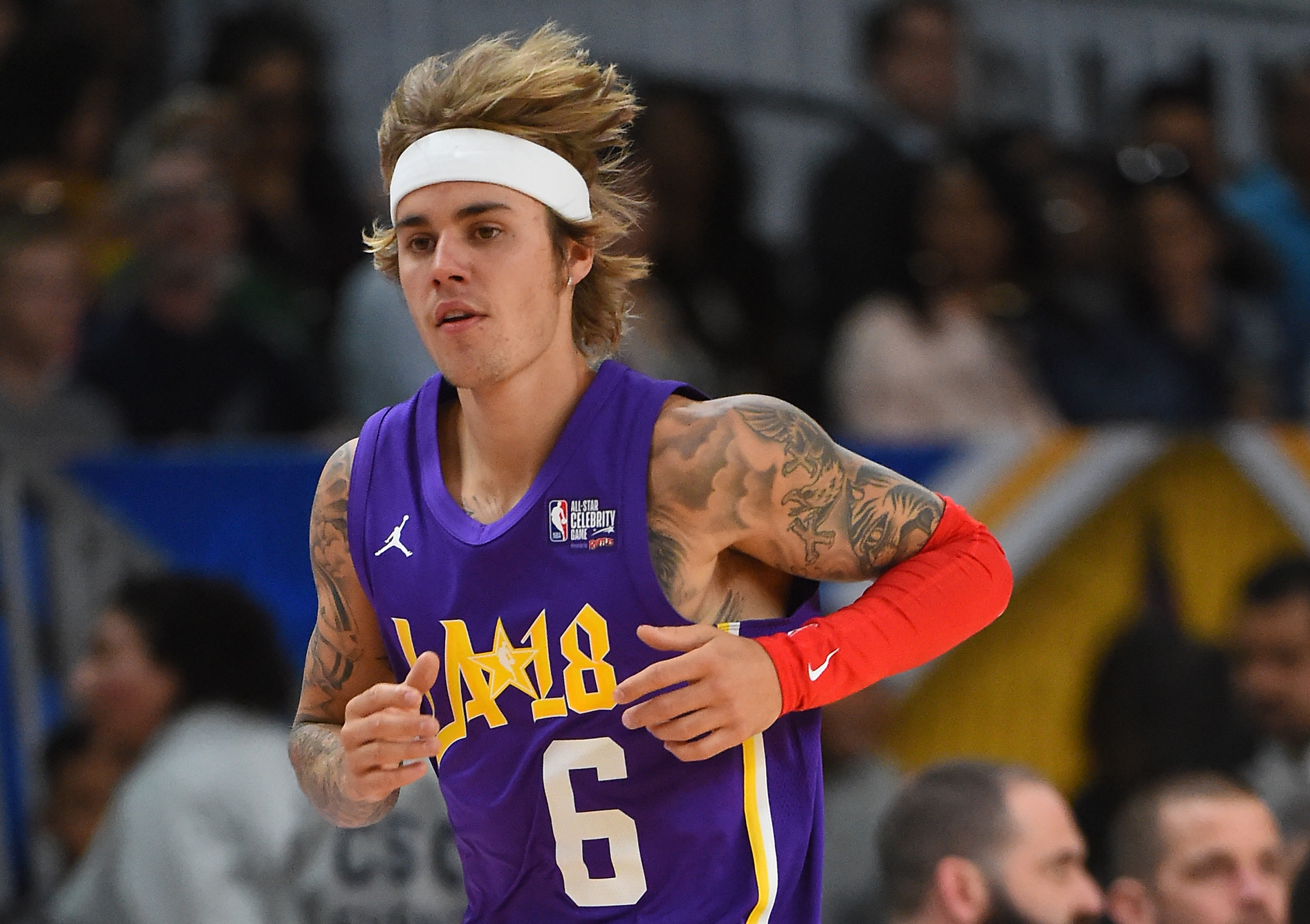 Justin Bieber 2018 NBA All-Star Game Celebrity