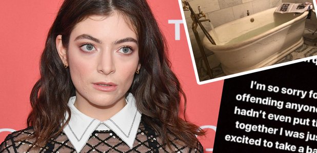 Lorde apologises for Whitney Houston bath comment 