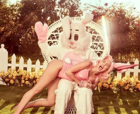 Miley Cyrus Easter Bunny Shoot Instagram