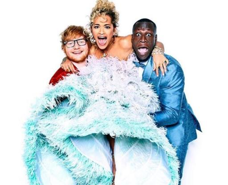 Rita Ora Stormzy Ed Sheeran Instagram