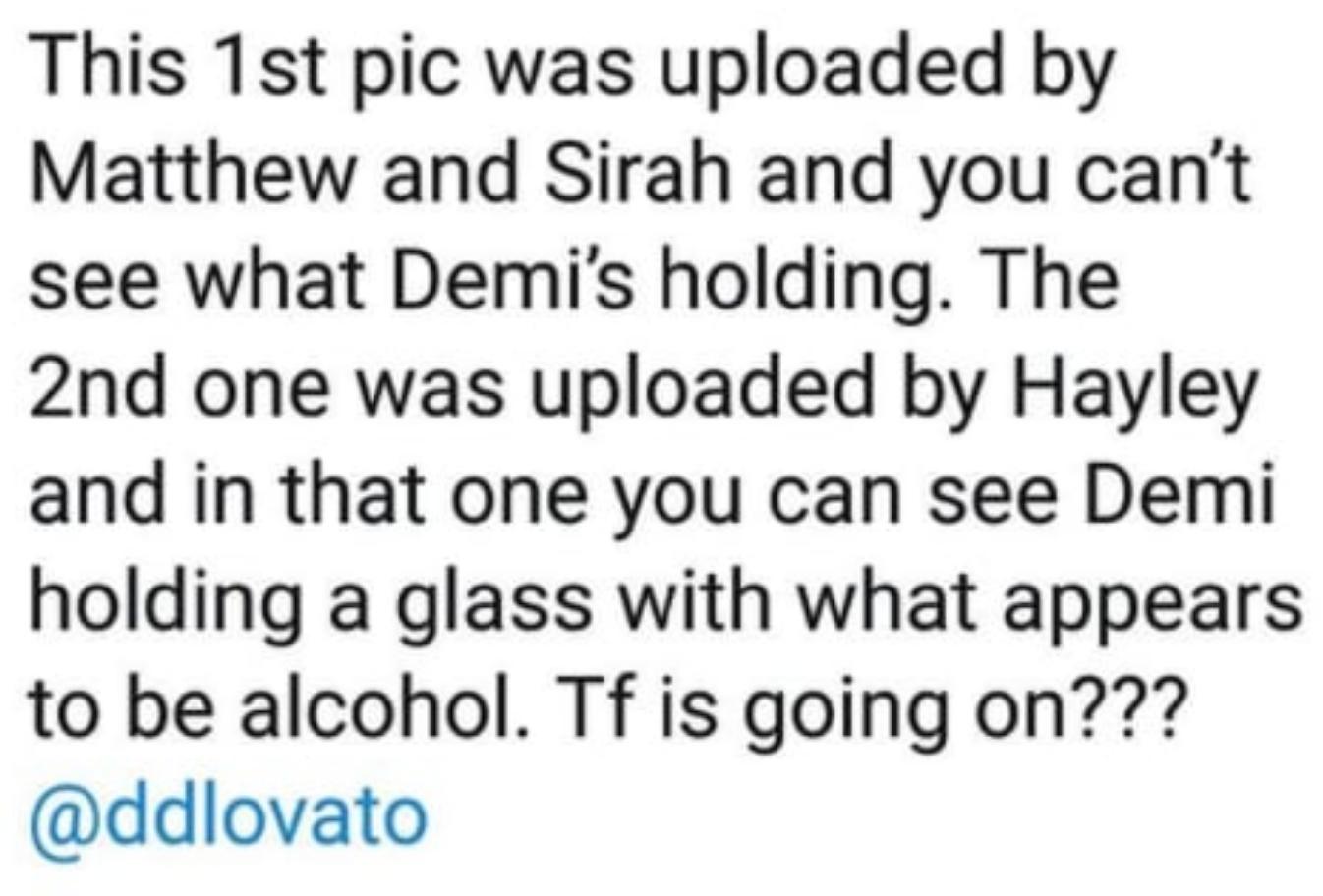 Demi Lovato Instagram Comment