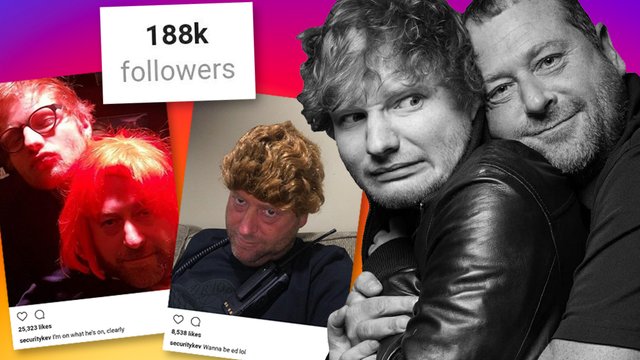 Ed Sheeran's Security Guard Kev On Instagram