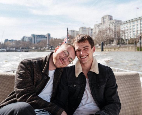 Sam Smith On Boat Ride With Boyfriend