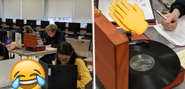 Student Brought Record Player To Exam Asset