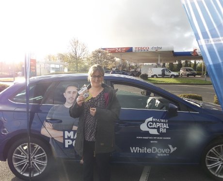 Drive in and Win with White Dove Seat