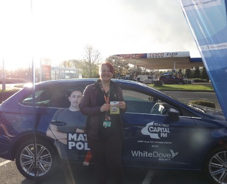 Drive in and Win with White Dove Seat