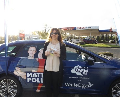 Drive in and Win with White Dove Seat