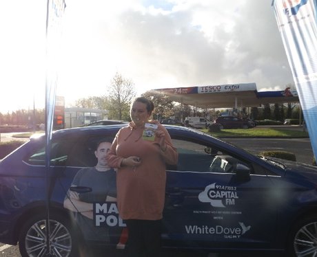 Drive in and Win with White Dove Seat