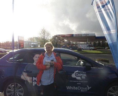 Drive in and Win with White Dove Seat