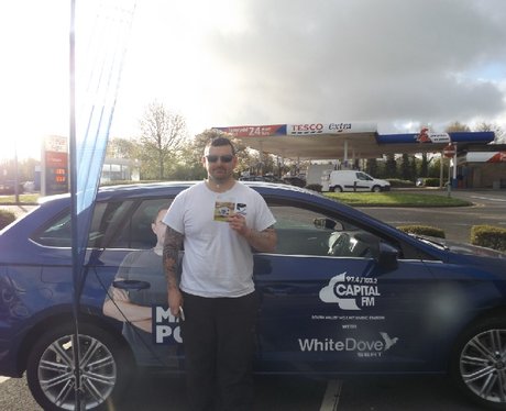 Drive in and Win with White Dove Seat