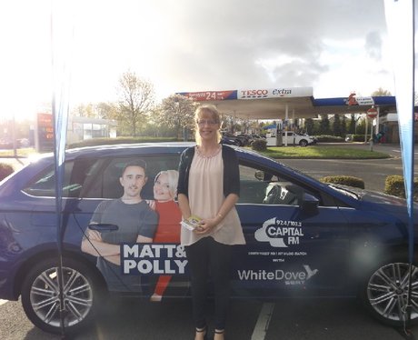 Drive in and Win with White Dove Seat
