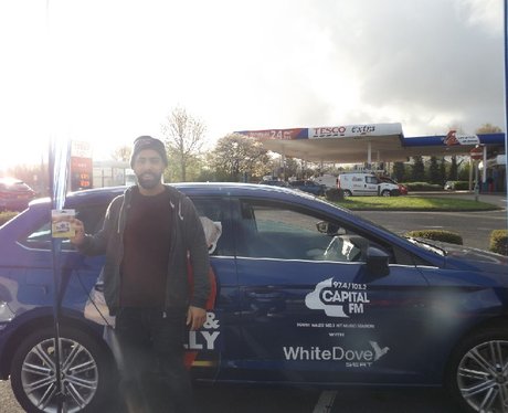 Drive in and Win with White Dove Seat
